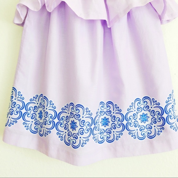 Janie and Jack, purple toddler girl dress, 12-18 months - Picture 5 of 10